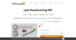 Desktop Screenshot of leanmanufacturingpdf.com